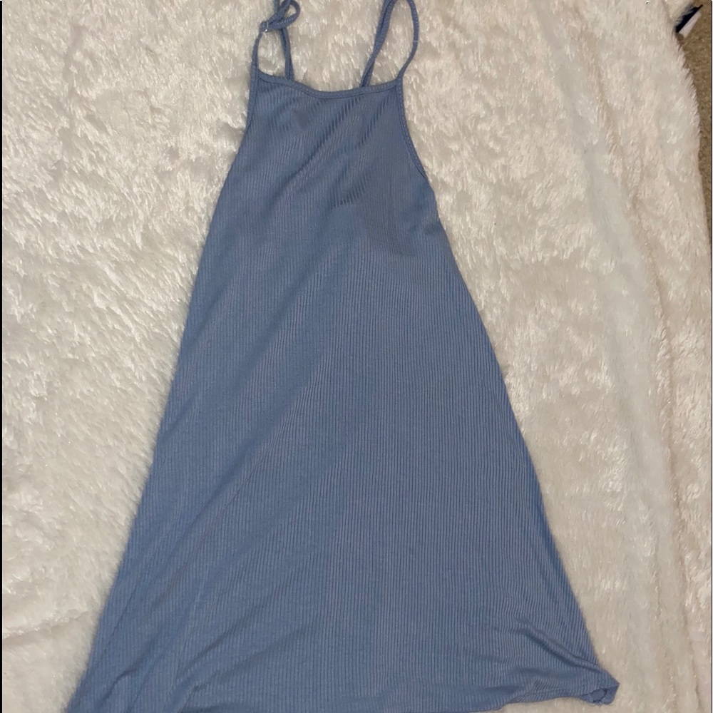 Baby blue dress